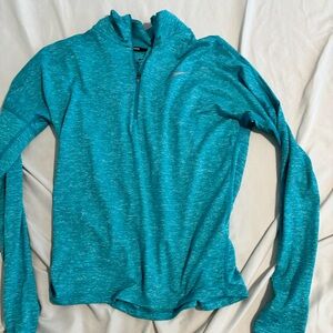 Teal Nike quarter zip